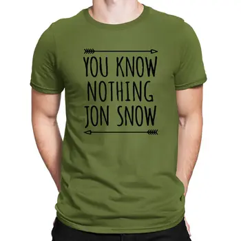 Veš Nič moška T-Shirt | Zaslon Tiskani sneg prestolov Jon